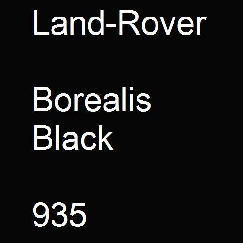 Land-Rover, Borealis Black, 935.